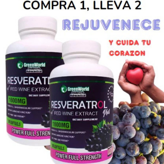 ✨ "Resveratrol Premium: Salud y Vitalidad en Cada Cápsula" ✨